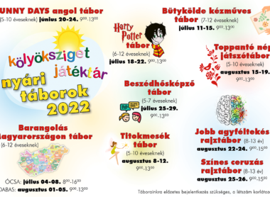 NYÁRI TÁBOROK 2022
