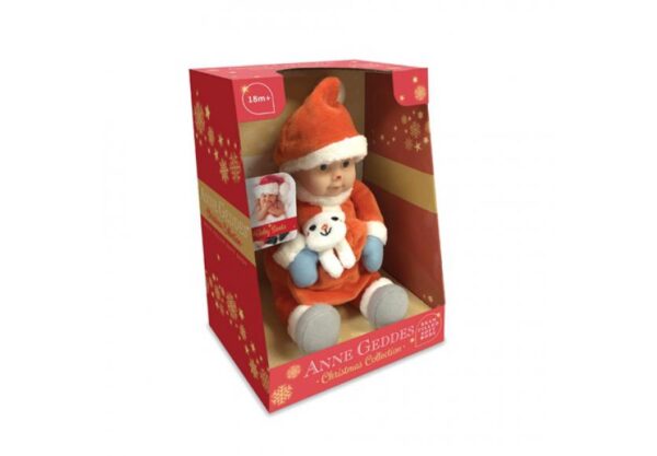 Anne Geddes babafigura Télapó-szerepjáték