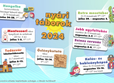 NYÁRI TÁBOROK 2024