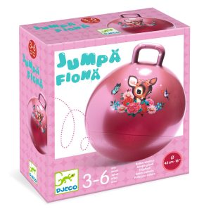 Djeco Ugrálólabda, Ø 45 cm – Fiona őzike – Jumpa Fiona-mozgásfejlesztő játék-ÚJ